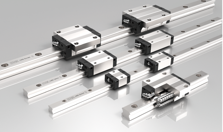CSK-LMG-SERIES – Thanh dẫn hướng tuyến tính bi 4 hàng, góc tiếp xúc 45°