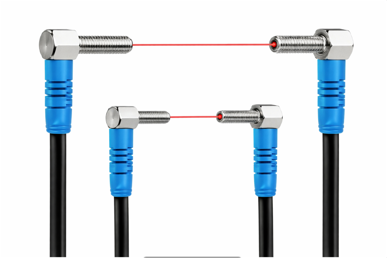 LTT-0420MNO-TZVN – Cảm biến laser mini xuyên tia, khoảng cách 20 m, ren M4/M6, chiếu 90°