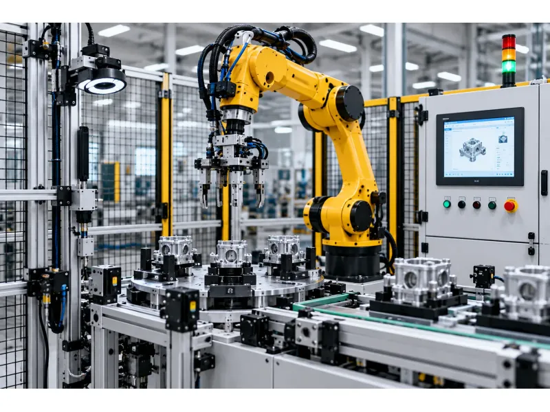 Cell robot tích hợp – ảnh minh hoạ MIKTECH cung cấp 16.09.2026
